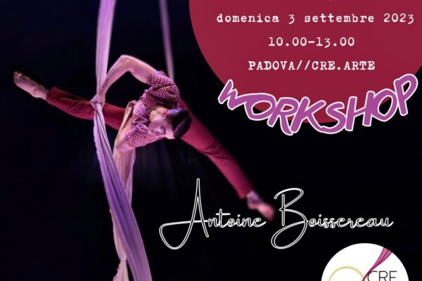 WORKSHOP CON ANTOINE BOISSEREAU